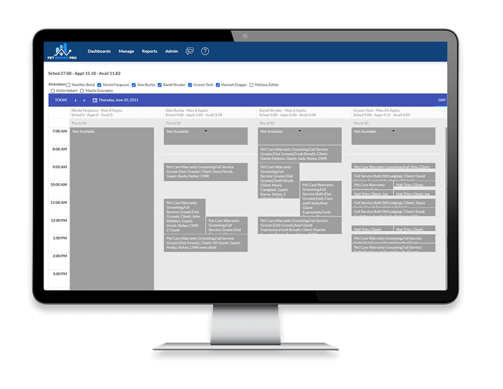 Pet Grooming Business Software Solutions Pet Resort Pro